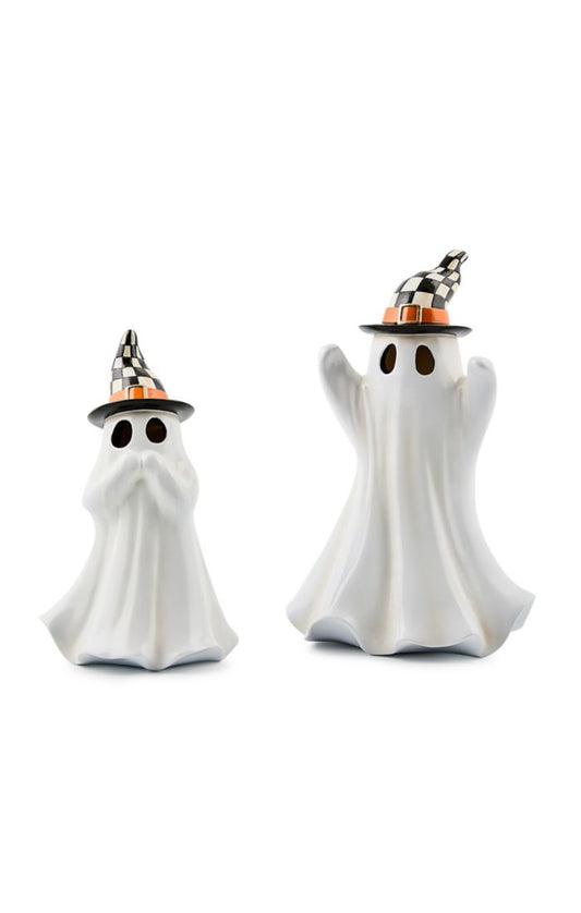 Mackenzie-Childs Courtly illuminated ghosts, set of 2