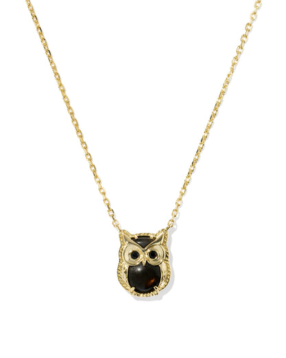 OWL SHORT PENDANT NECKLACE