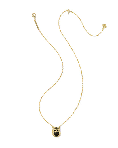 OWL SHORT PENDANT NECKLACE