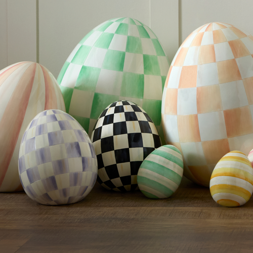 Courtly Check Small Egg Mackenzie Childs