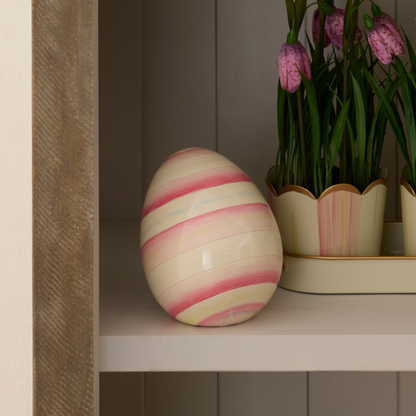 Bubblegum Stripe Mini Egg Mackenzie Childs
