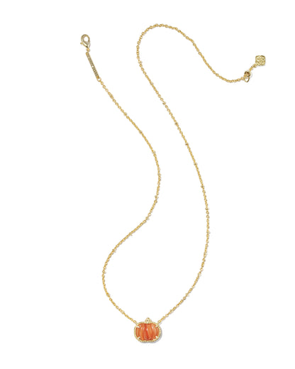 PUMPKIN SHORT PENDANT NECKLACE