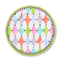 Palm Springs melamine dinner plates, set of 4 by Mackenzie Childs