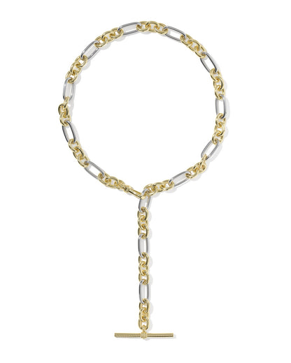 EMBRY LINK AND CHAIN NECKLACE MIXED METAL