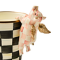 Rosy Check Flying Pig Pot Climber Mackenzie Childs