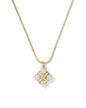 DIRA PEARL SHORT PENDANT NECKLACE GOLD FRESHWATER CULTURED PEARL
