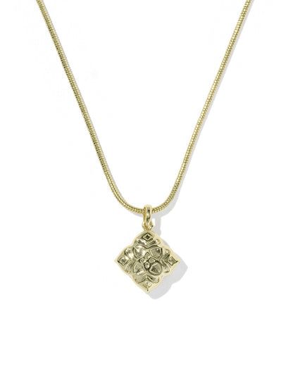 DIRA PEARL SHORT PENDANT NECKLACE GOLD FRESHWATER CULTURED PEARL