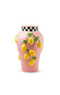 Mackenzie-Childs tutti frutti lemon vase