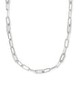 BELLA CHAIN NECKLACE SILVER WHITE CZ