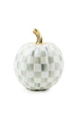 Mackenzie-Childs Sterling Check Small Pumpkin