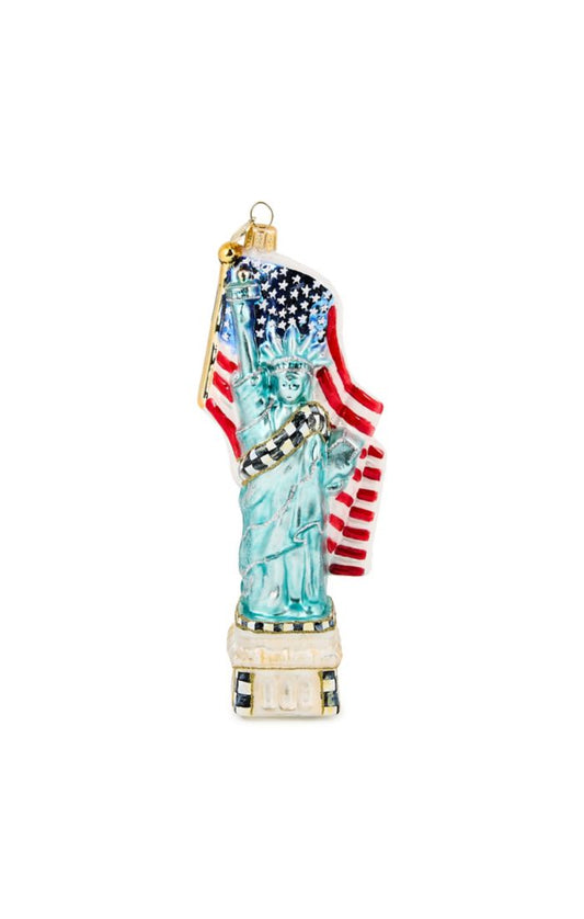 Statue of Liberty Glass Ornament