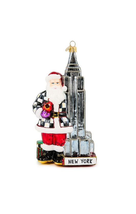 Empire State Building Glass Ornament