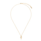 Dainty Cross Necklace - Gold