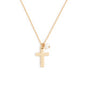 Dainty Cross Necklace - Gold