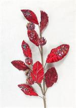 Red Magnolia Spray - 35"