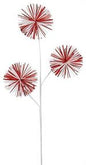 Starburst Spray Red/White - 30"