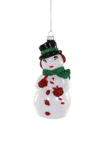 Snowman Blow Mold Ornament -5"