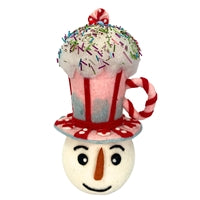 Candy Sprinkled Cup of Joy Snowman - 14.5