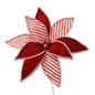 Fabric and Felt Poinsettia - 25.75"