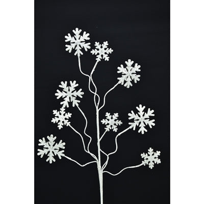 Glitter Snowflake Spray - 30"