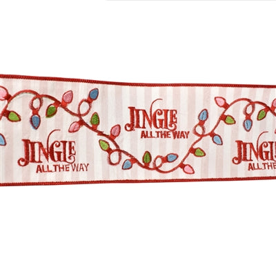 Jingle All The Way Candy Color Ribbon - 10YDS