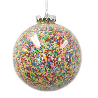 Sprinkle Filled Acrylic Ornament - 4