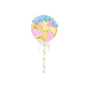 Pink and Gold Lollipop - 28"
