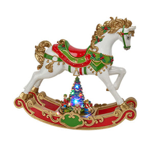 Rocking Carousel Horse - LED Lights - 24"