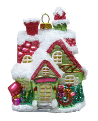 December Diamonds Santa's House Ornament