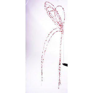 Sequin Loop Spray - Red/White - 36"