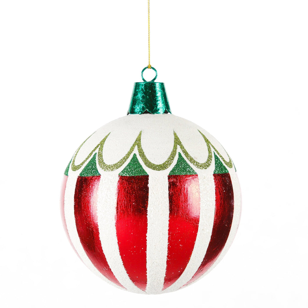 Kringle's Red and White Stripe Ornament