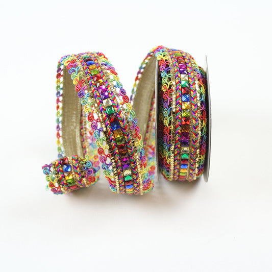 Multi Color Jewel Ribbon