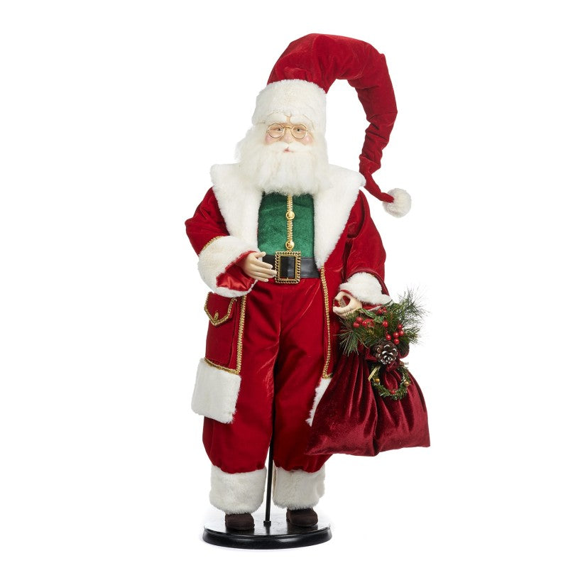 Santa Claus with Stand and Box