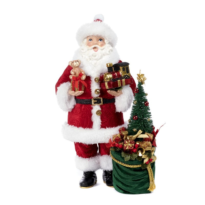 Santa with Bag and Gifts