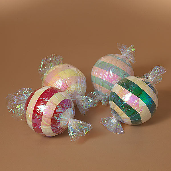 Holiday Candy in Wrapper - Set of 4 - 5.5