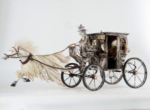 Katherine's Collection Ghostly Horse Drawn Carriage