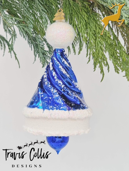 2022 - St. Nick's Mitra Bell - Blue - 7". Ltd. Ed. 35 numbered pcs.