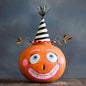 Glitterville Party Pumpkin Large Display 27" H X 20" W