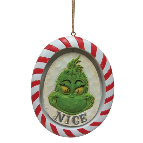 Jim Shore Two Sided Grinch Ornament