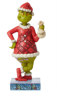Grinch with Bag of Coal - 9.06"