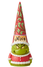 Load image into Gallery viewer, Naughty/Nice Grinch Gnome - 8.19&quot;