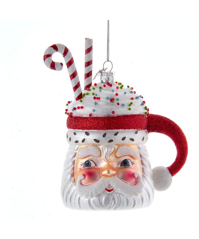 Noble Gems™ Santa Cocoa Mug Ornament