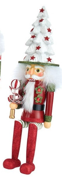 Hollywood™ Shelf Sitters Christmas Tree Hat Nutcracker - 17"