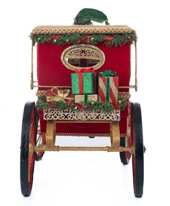 Katherine's Collection Hansom Cab with Elf Driver
