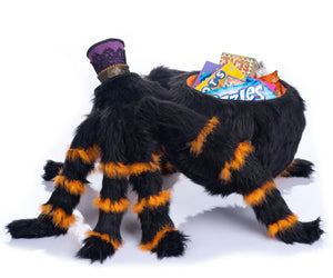 Katherine's Collection Halloween Hollow Fluffy Spider Bowl