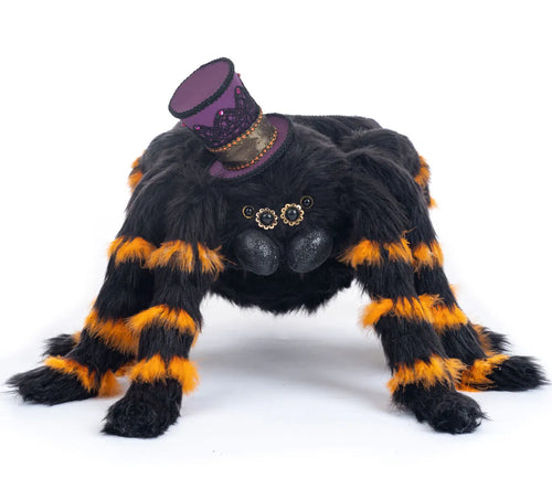 Katherine's Collection Halloween Hollow Fluffy Spider Bowl