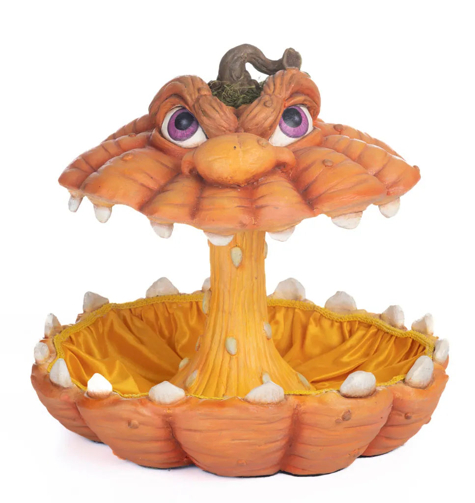 Oh My Gourd Pumpkin Candy Bowl