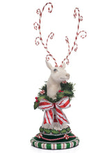 Load image into Gallery viewer, Katherine&#39;s Collection Peppermint Palace Deer Head with Wreath