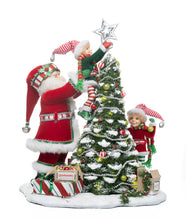 Load image into Gallery viewer, Peppermint Palace Elves Decorating Tree