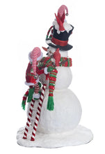 Load image into Gallery viewer, Katherine&#39;s Collection Peppermint Palace Elves and Snowman
